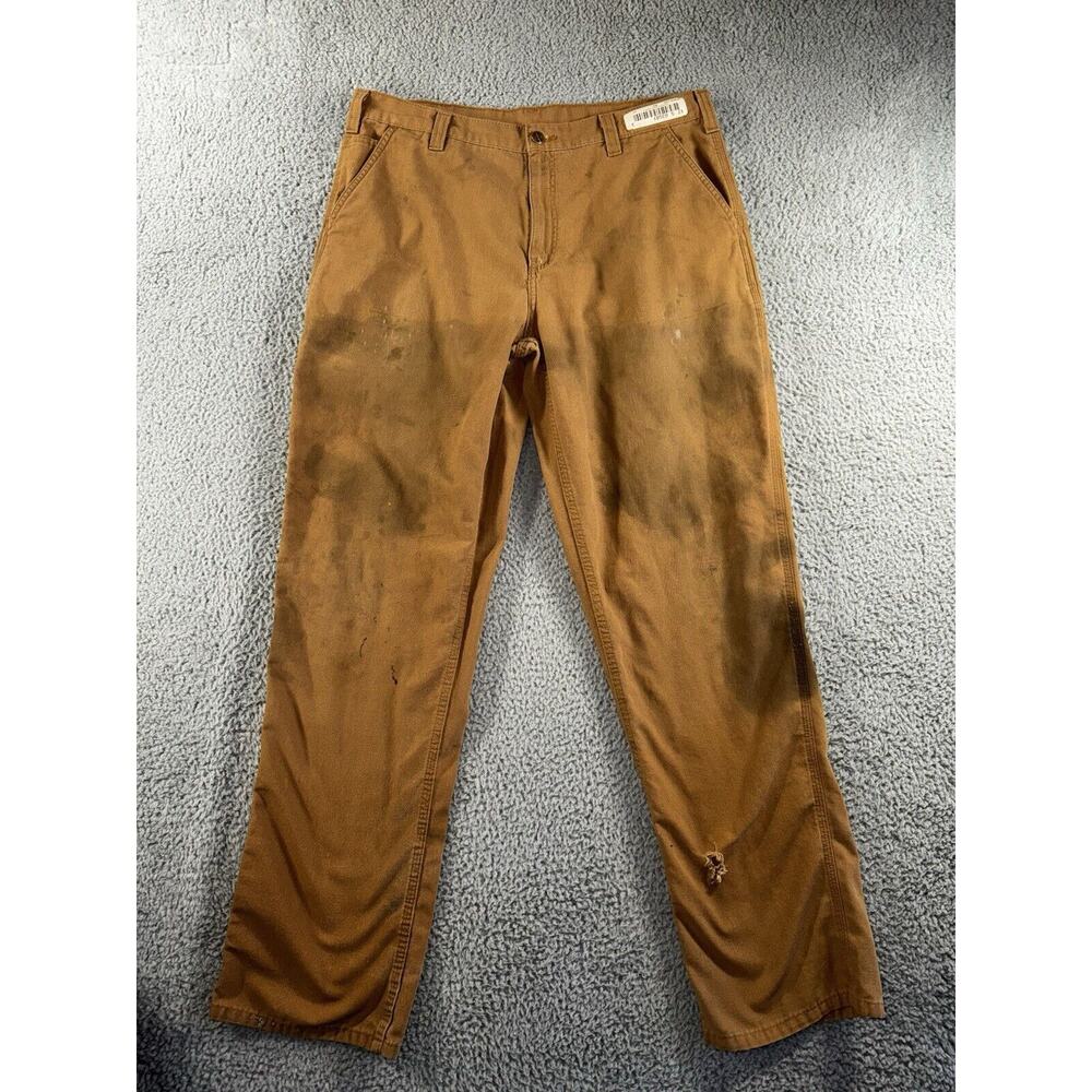 Carhartt Carpenter Pants‎ Men 38x36 Dungaree Fit Thrashed Destroyed 38x33